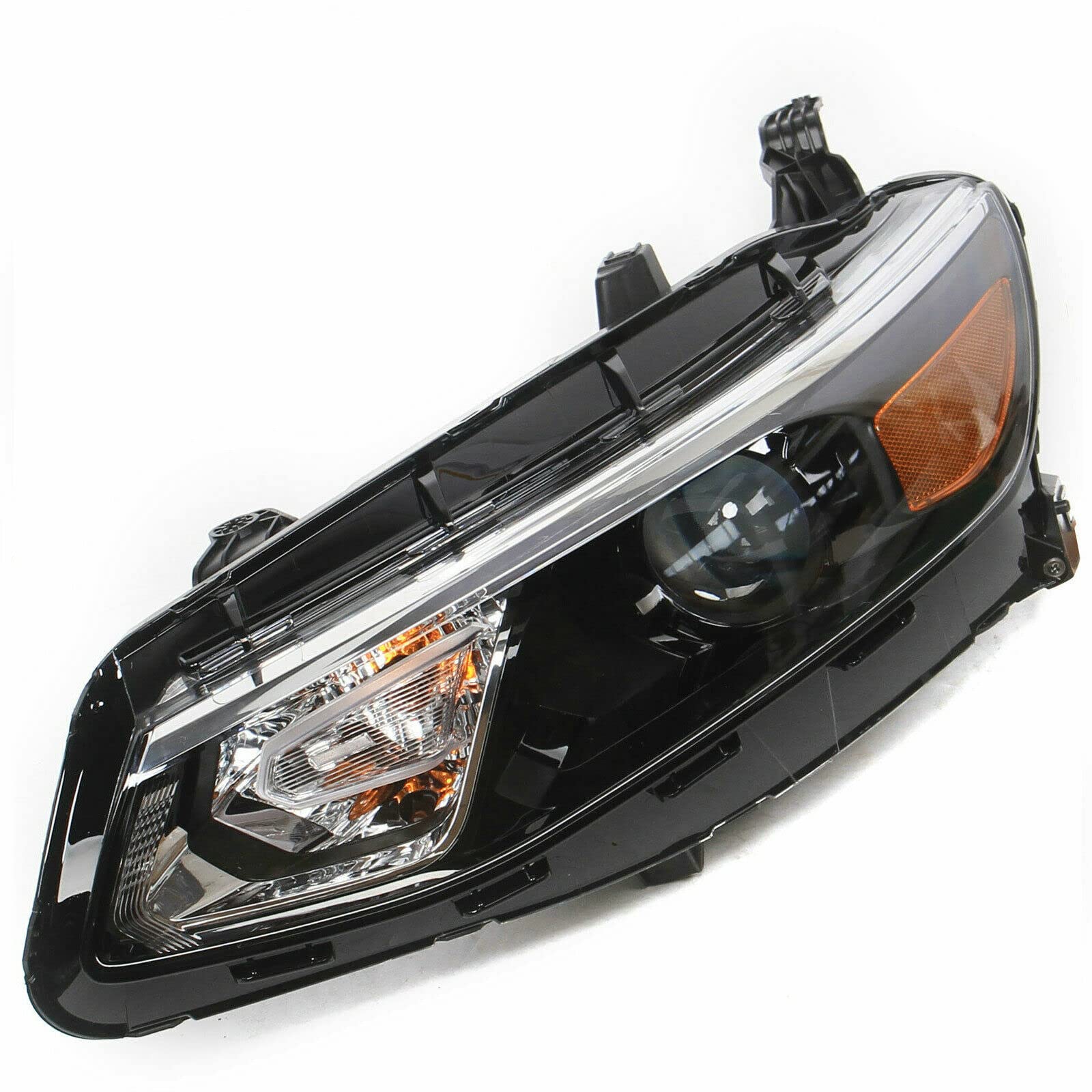Fetcoi Halogen Headlights Headlamp - Left LH Driver Side Headlight Replacement for Chevrolet Malibu 2016 2017 2018 Models - Perfect for Night Driving & Enhanced Road Visibility