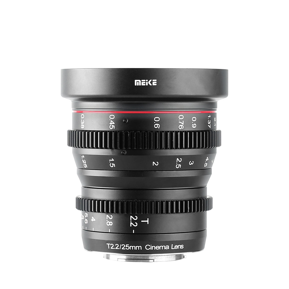 Meike Cinema Prime 25mm T2.2 MFT Lens for Micro Four Thirds Cameras - Perfect for Filmmaking, Vlogging & Low Light Photography