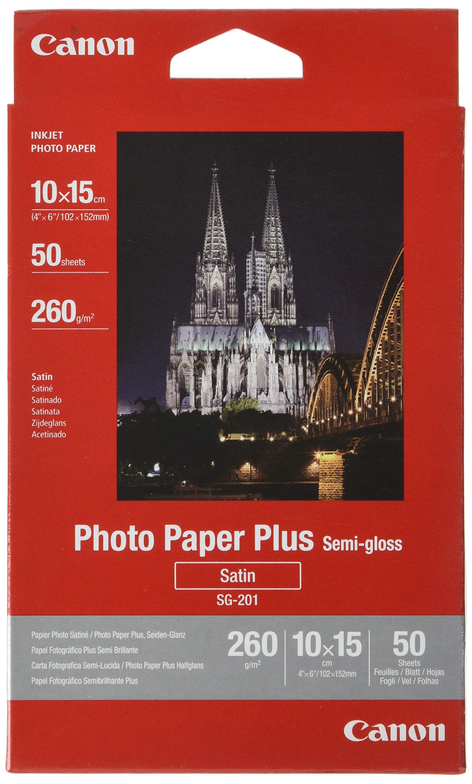 Premium Semi-Glossy Photo Paper - High-Quality Inkjet Printing for Stunning Photos, Ideal for Home Printing, Photography & Scrapbooking