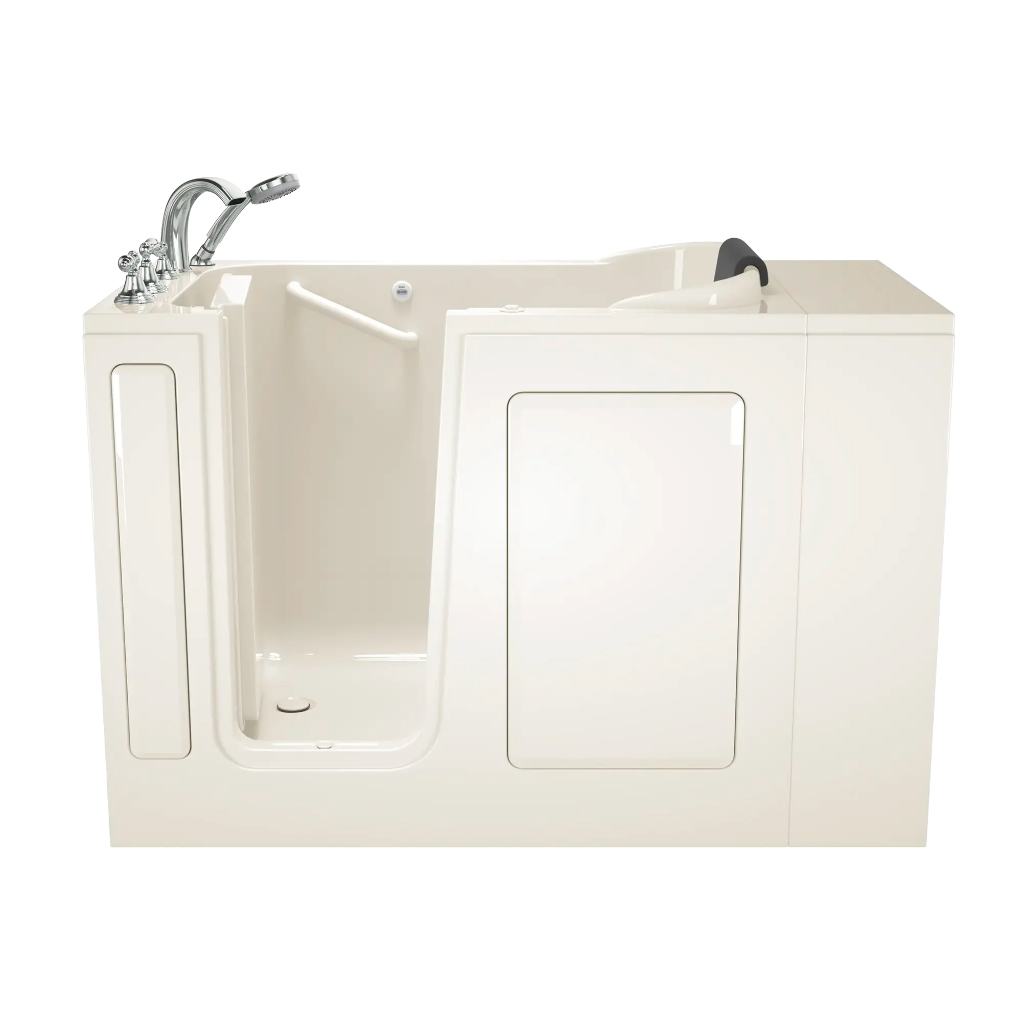 Premium 28 x 48 Inch Gelcoat Walk-In Bathtub with Air Spa System - Left Hand Drain & Faucet - Ideal for Elderly & Mobility Impaired Users - Perfect for Relaxation & Hydrotherapy at Home