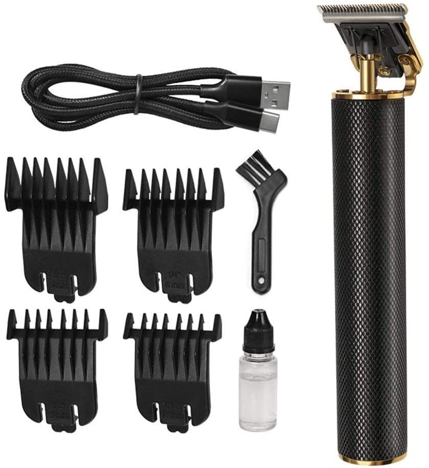 Professional Cordless Hair Clippers for Men - USB Rechargeable Waterproof Beard Trimmer & Hair Cutting Kit | Perfect for Home Barbering, Grooming, and Travel