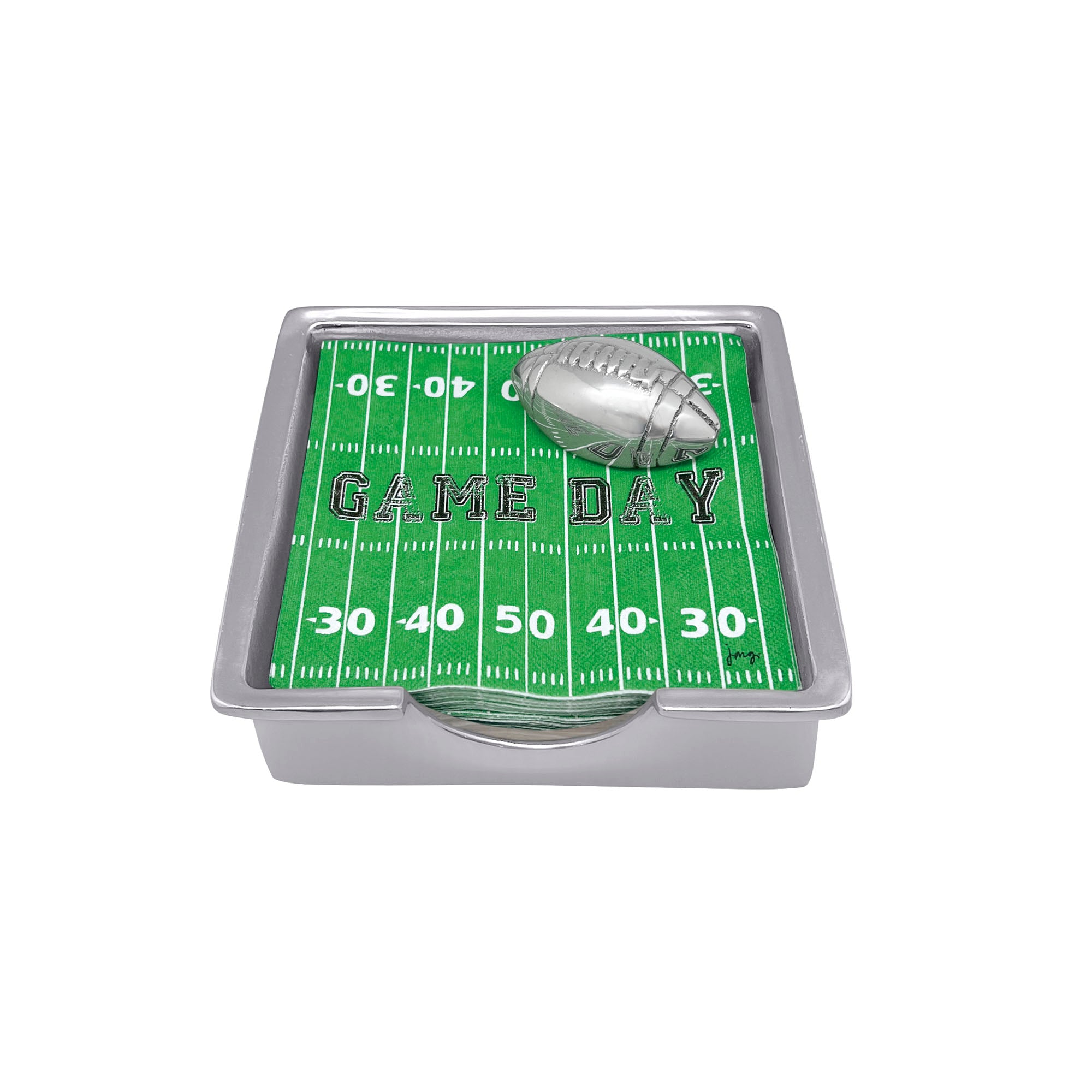 Premium Football-Themed Signature Napkin Box Set - Perfect for Game Day Parties, Tailgates, and Sports-Themed Events