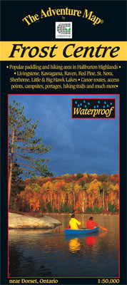 Chrismar Frost Centre Area Map - Detailed Topographic Hiking & Backpacking Guide for Outdoor Adventures
