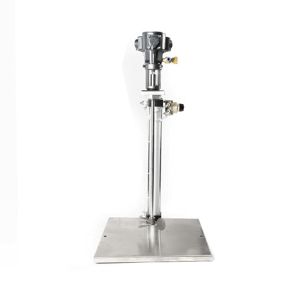 TFCFL 5 Gallon/20L Pneumatic Paint Mixer Machine with Stand - Stainless Steel Agitator Blender & Auto Lifting System - Professional Paint Stirring Equipment for Industrial, Automotive & DIY Painting Projects