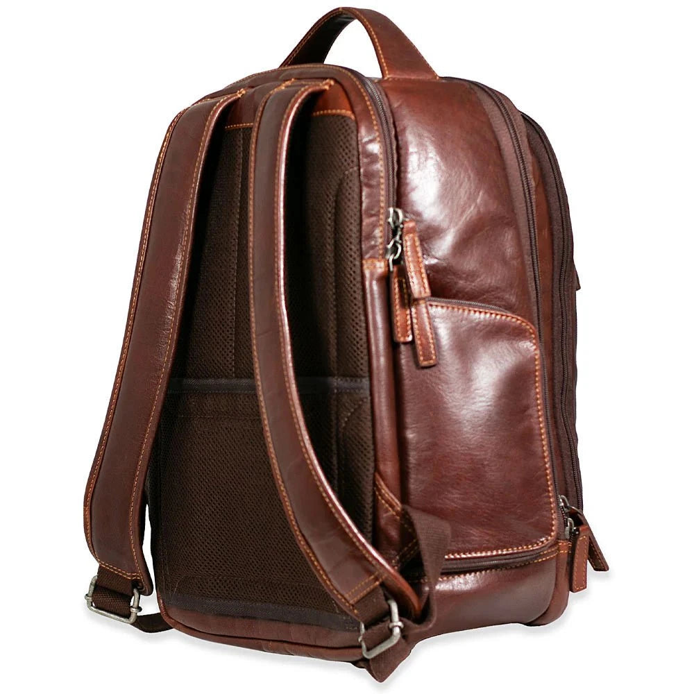 Jack Georges Medium Tech Backpack for Laptop & Tablet - Water-Resistant Business Travel & College Backpack with USB Charging Port