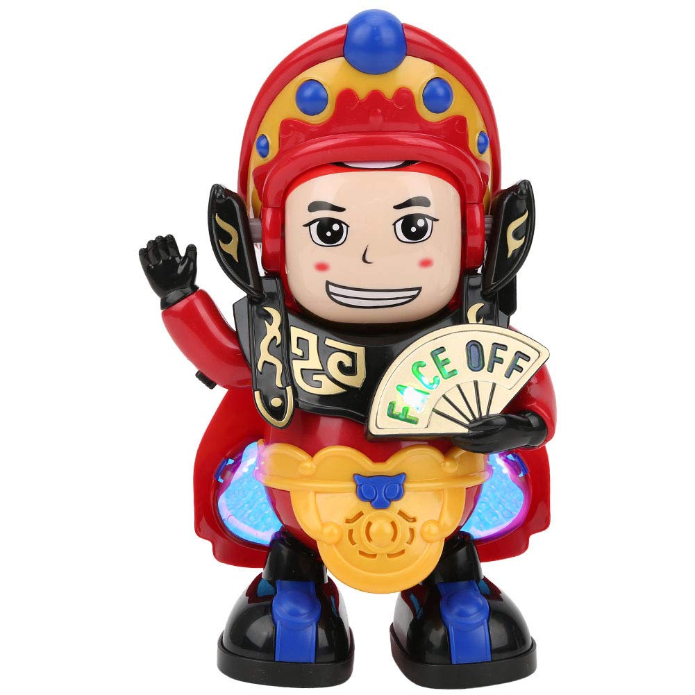 LED Face Changing Robot Toy - Sichuan Opera Style Interactive Doll for Kids | Fun Educational Gift for Birthdays & Cultural Play