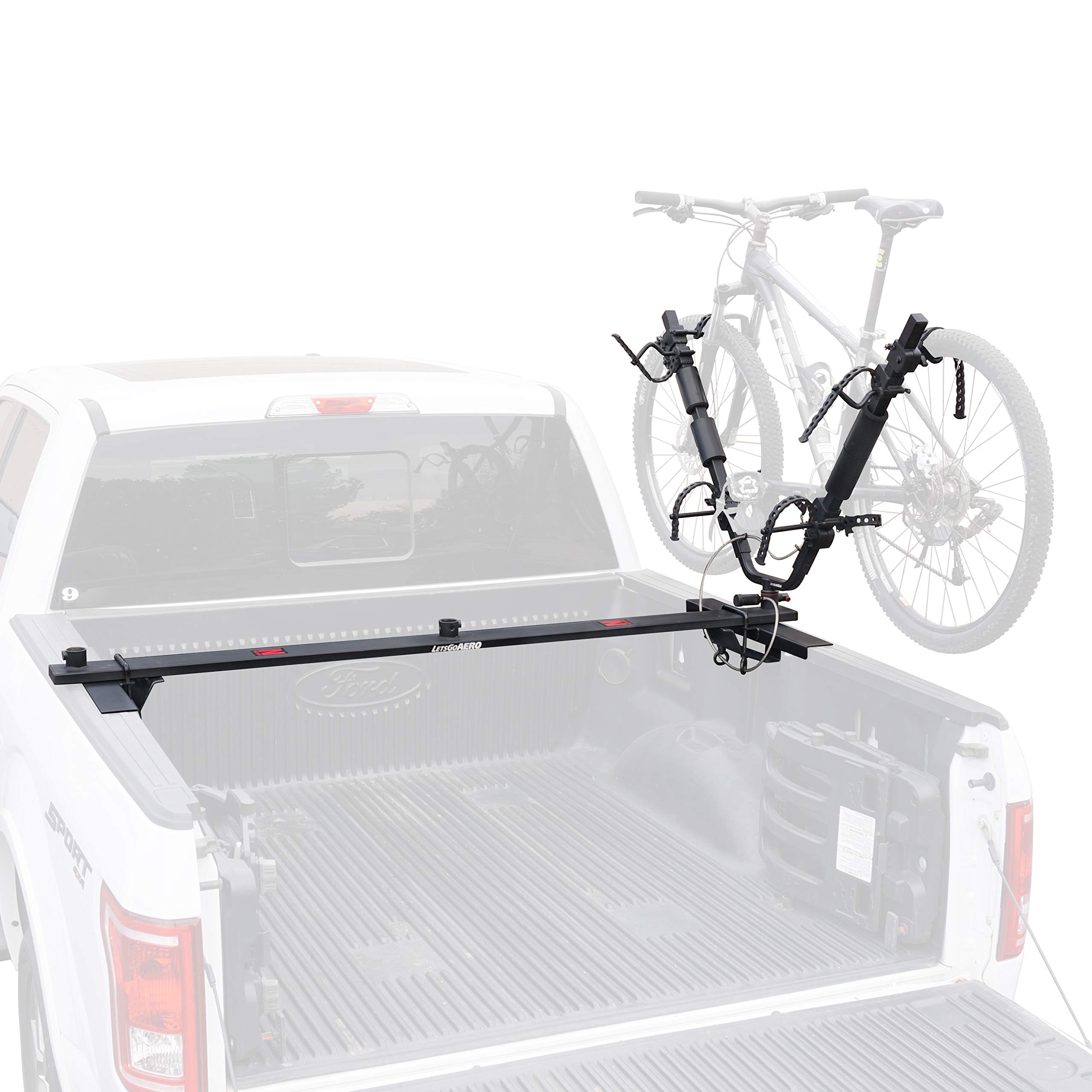 Full Nelson 2-Bike Truck Bed Mount V-Rack - Expandable to 6 Bikes | Heavy-Duty Bike Carrier for Pickup Trucks | Perfect for Mountain Biking, Road Cycling & Outdoor Adventures