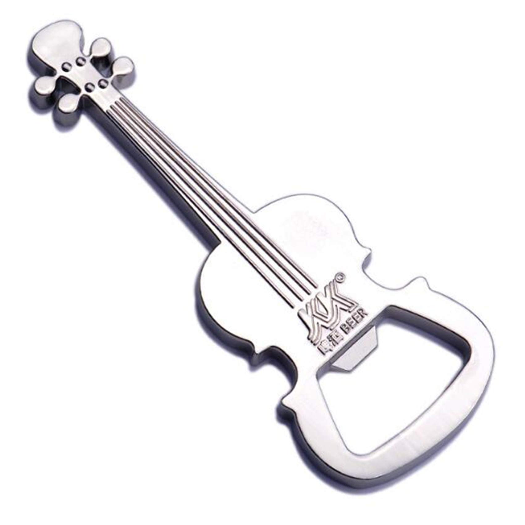 Lquuo Guitar-Shaped Bottle Opener - Rustproof Metal Beer & Can Opener for Kitchen, Bar, Party, Camping & Outdoor Use