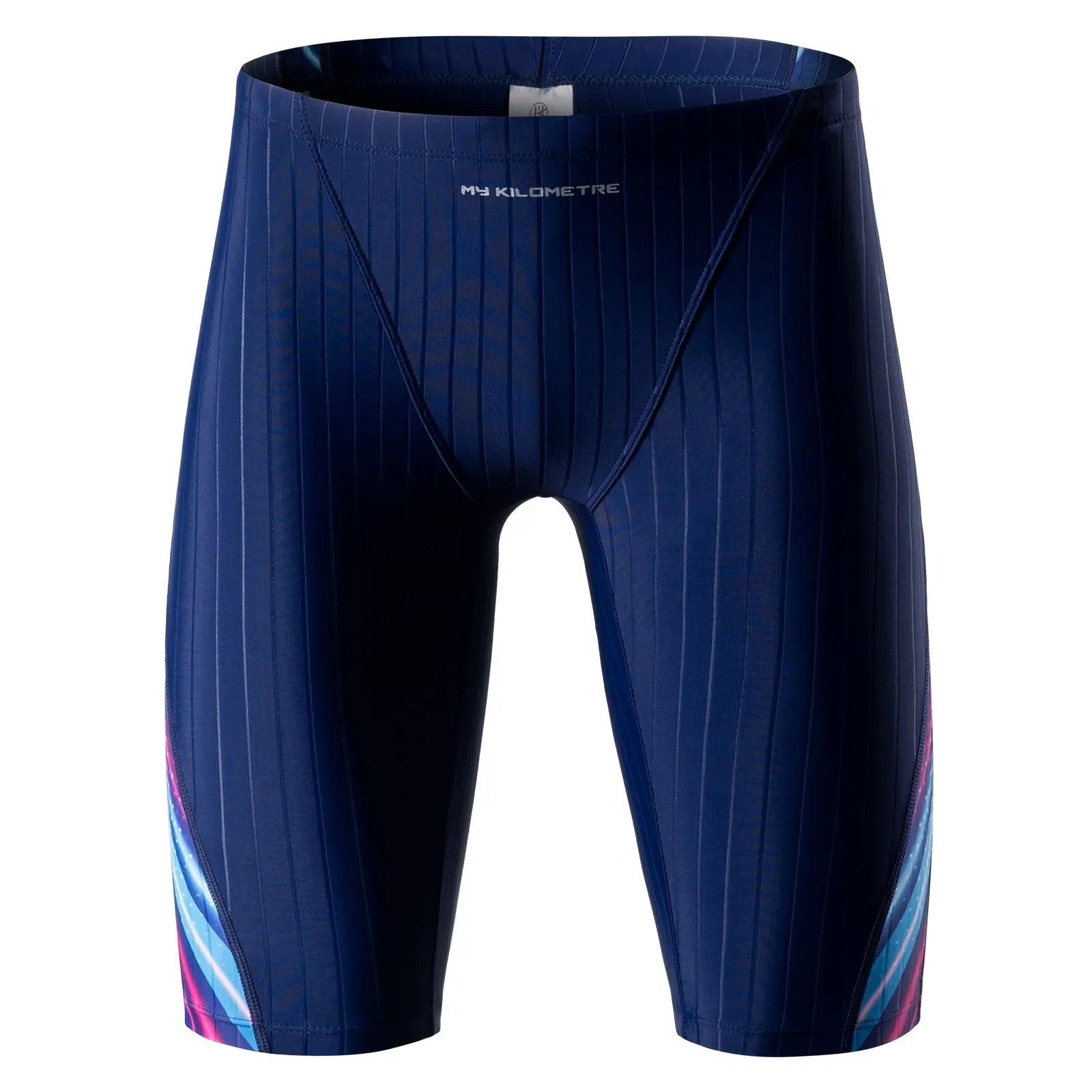 Men's Solid Color Training Swim Jammers - High-Performance Swimwear for Competitive Swimming & Water Sports