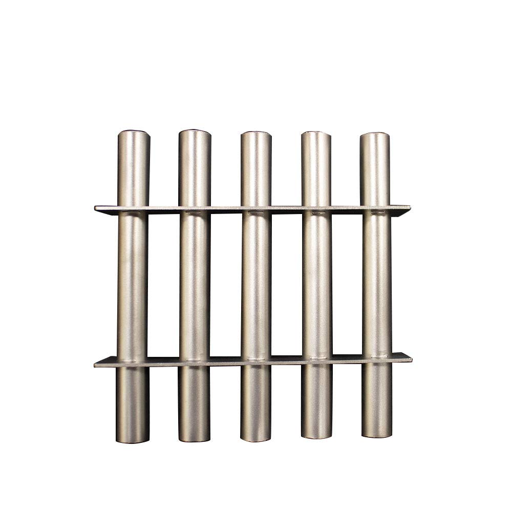 MPI Ceramic Square Grate Magnet - 10x10 Inch Stainless Steel Welded Construction for Removing Ferrous Metal Contaminants - Perfect for Food Processing, Recycling & Industrial Applications