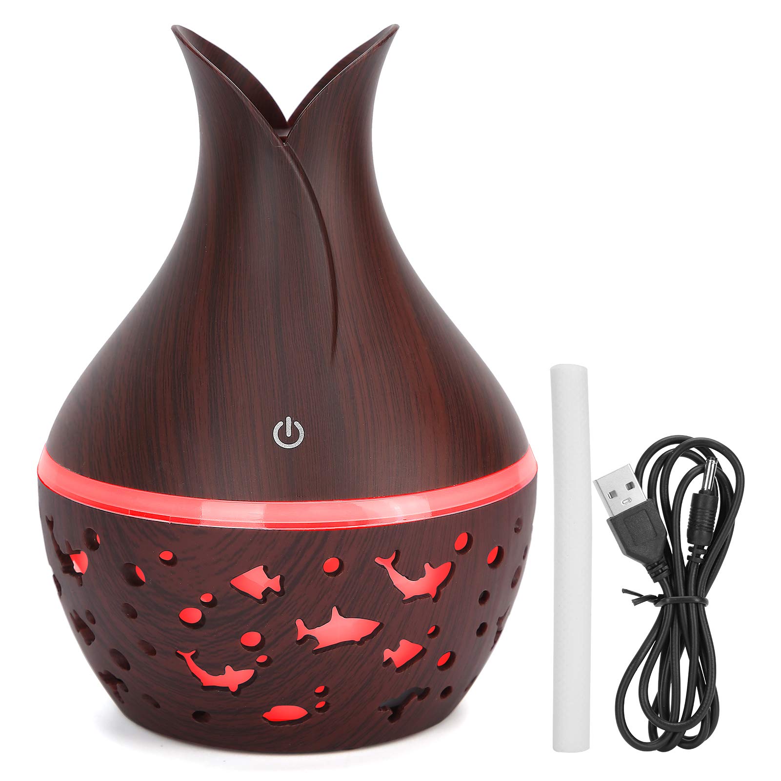 300ml Portable Aromatherapy Humidifier Diffuser - Stylish Ultrasonic Essential Oil Diffuser for Home, Office, Nursery & Living Room | Perfect for Relaxation, Sleep Aid & Air Freshening