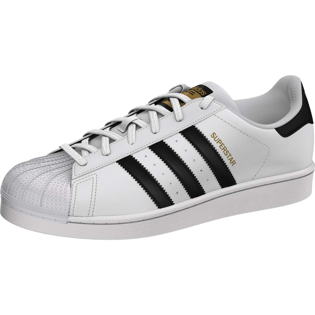 adidas Originals Women's Superstar Sneakers - Classic White Leather Low-Top Shoes with Shell Toe | Casual Wear, Street Style & Everyday Comfort