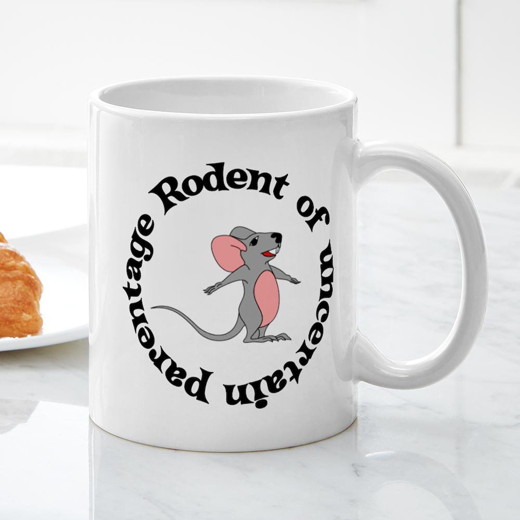 Rat Bastard 11 oz (325 ml) Ceramic Coffee Mug - Funny Novelty Gift for Office, Home & Gag Gifts - Perfect for Coffee, Tea & Hot Beverages