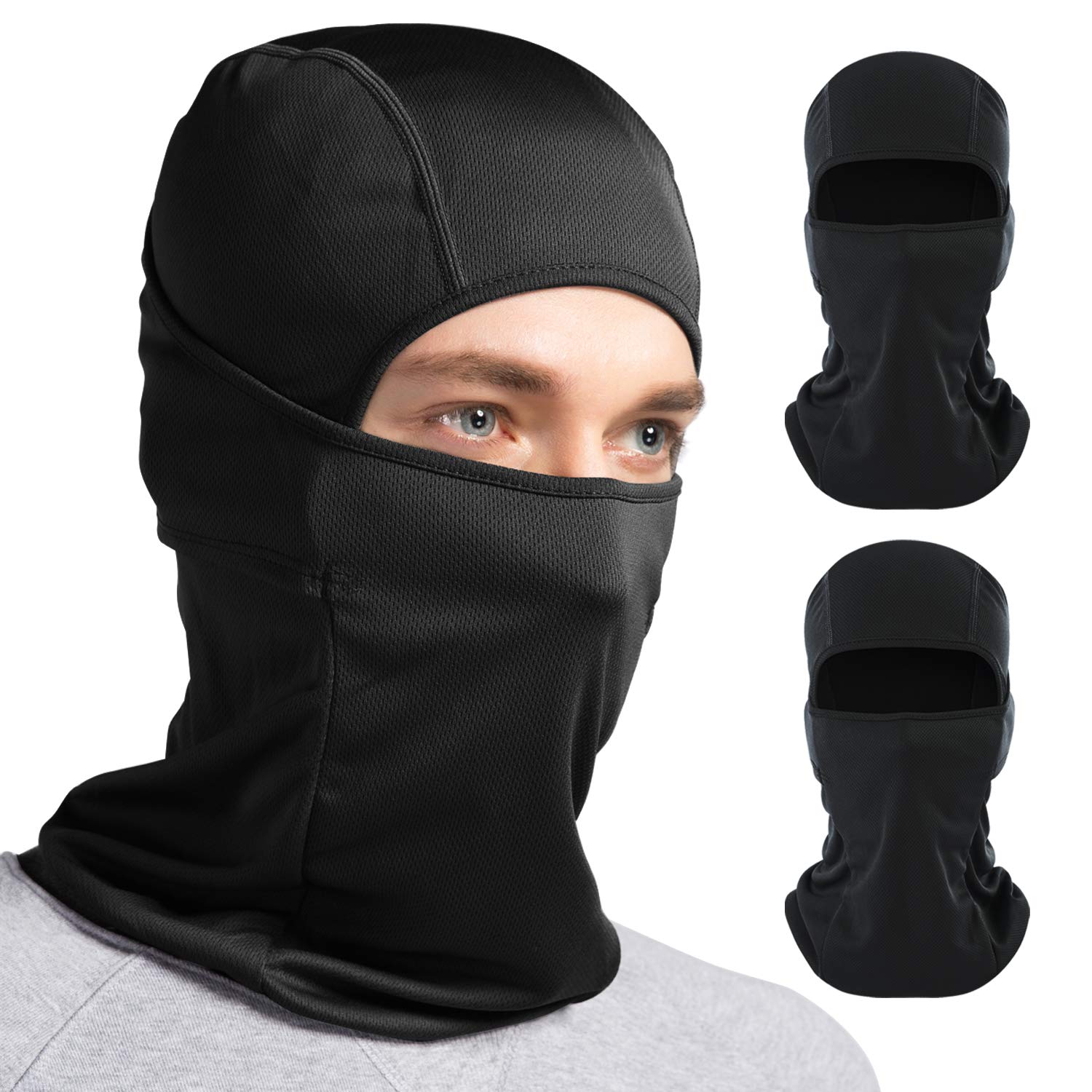 Venswell 3D Skull Balaclava Ski Mask - Full Face Cover for Winter Sports, Cycling, Motorcycle Riding & Halloween Costume - Warm Breathable Cold Weather Gear for Men & Women