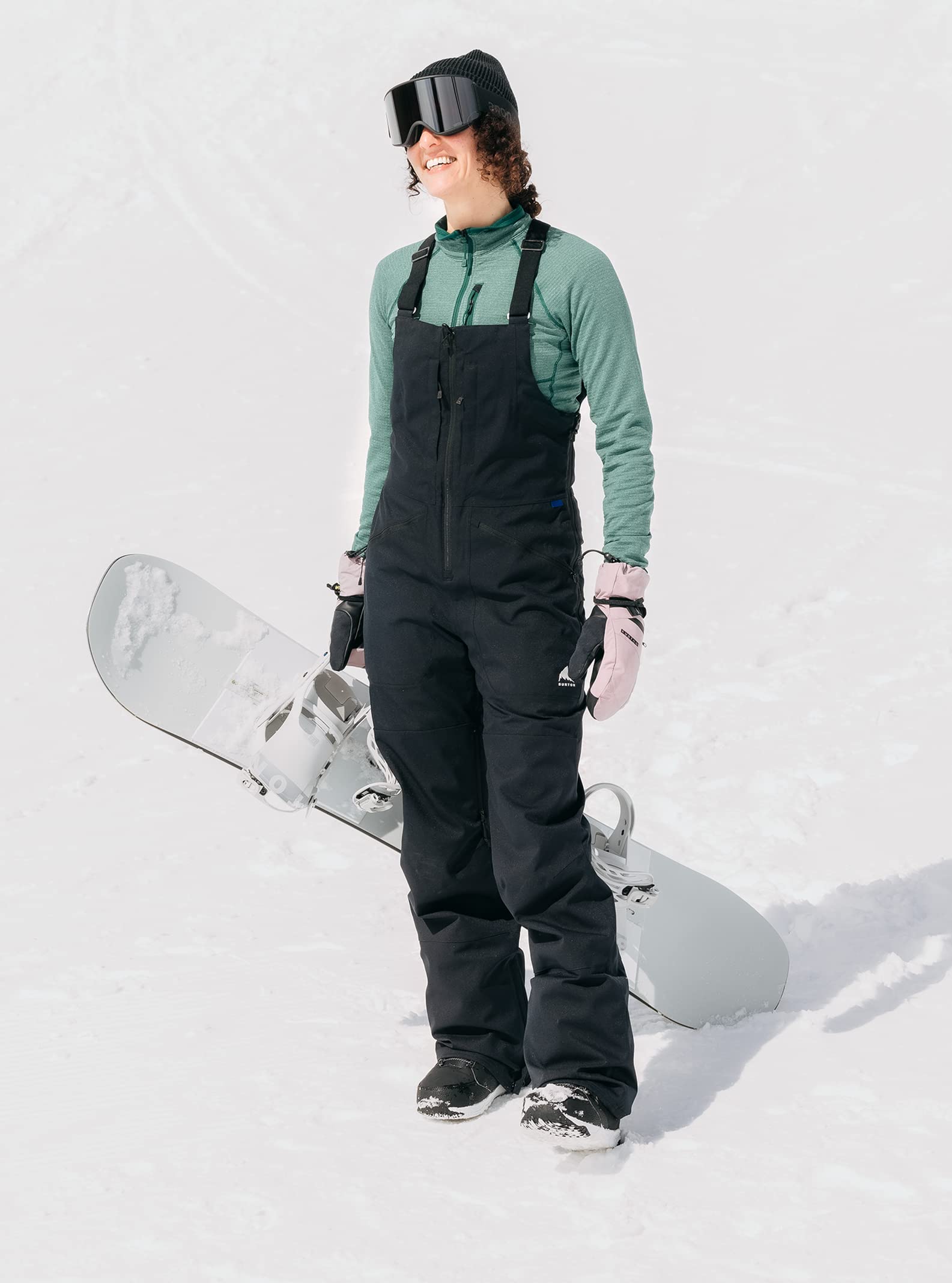 Burton Women's Reserve Bib Snow Pants - Waterproof Insulated Ski Bibs for Women - Perfect for Snowboarding, Skiing & Winter Outdoor Activities
