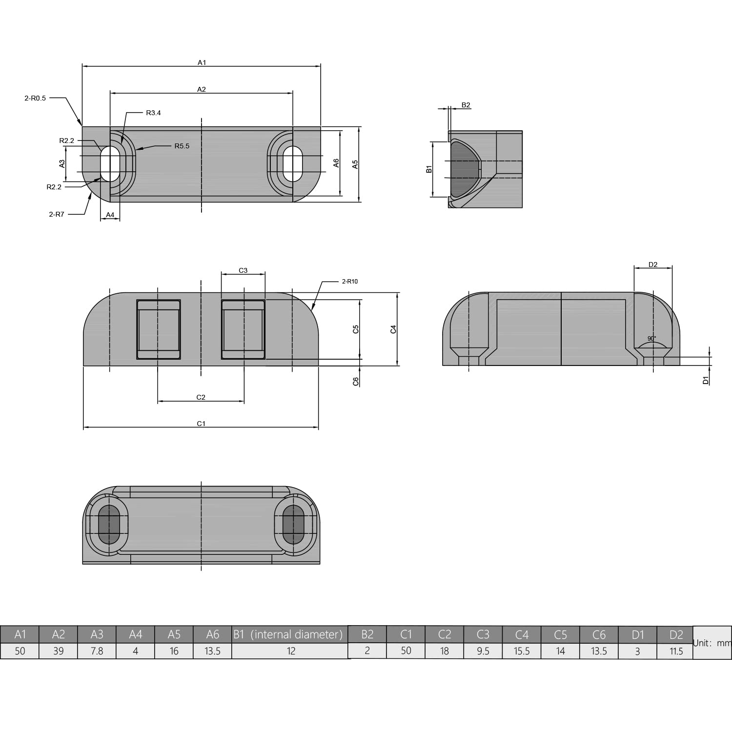 **MroMax Magnetic Door Catch Latch - 1.93