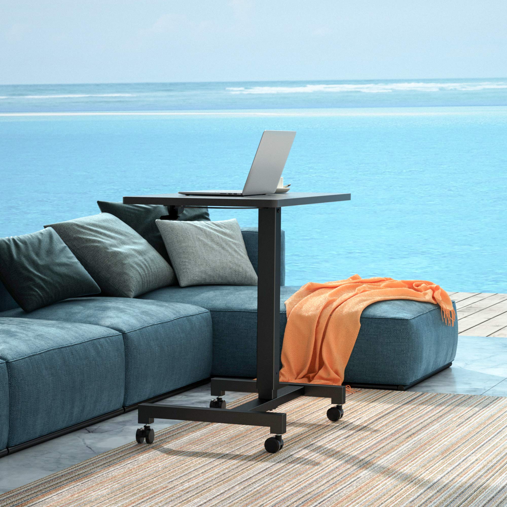 FitDesk Adjustable Standing Desk with Wheels - 27