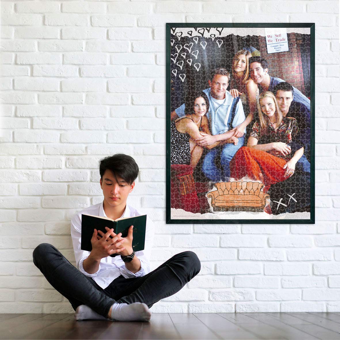 Clementoni Friends Netflix Puzzle 1000 Pieces for Adults - Officially Licensed, Made in Italy - Perfect for Relaxation, Home Decor & Gift Giving