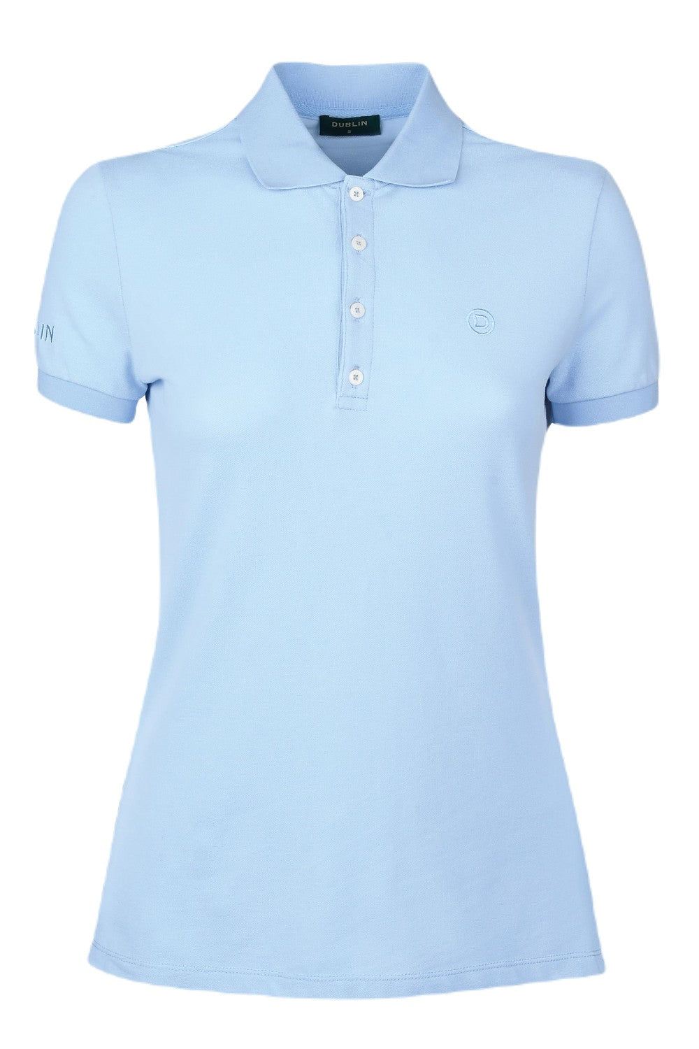 Dublin Lily Cap Sleeve Polo Shirt for Women - Breathable Cotton Casual Top for Golf, Tennis & Summer Outfits