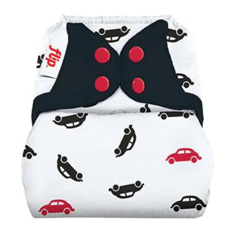 Waterproof Flip Cloth Diaper Cover - Reusable & Adjustable for Babies 0-24 Months - Perfect for Daycare, Travel & Eco-Friendly Parenting