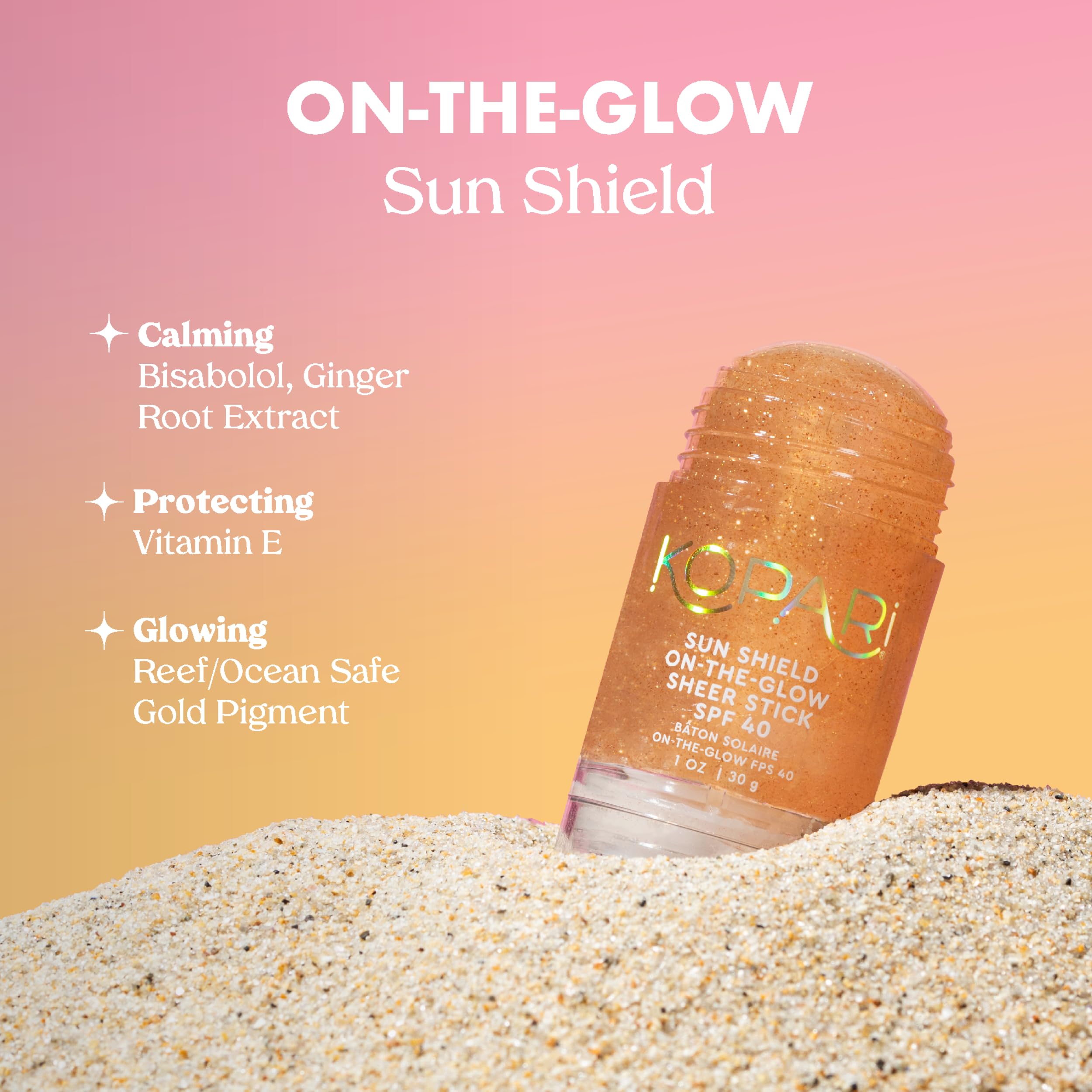 Sun Shield SPF 50 Sunscreen Bundle with On-the-Glow Gold & Rose Gold Shimmer - Perfect for Beach Days, Pool Parties & Summer Glow Makeup