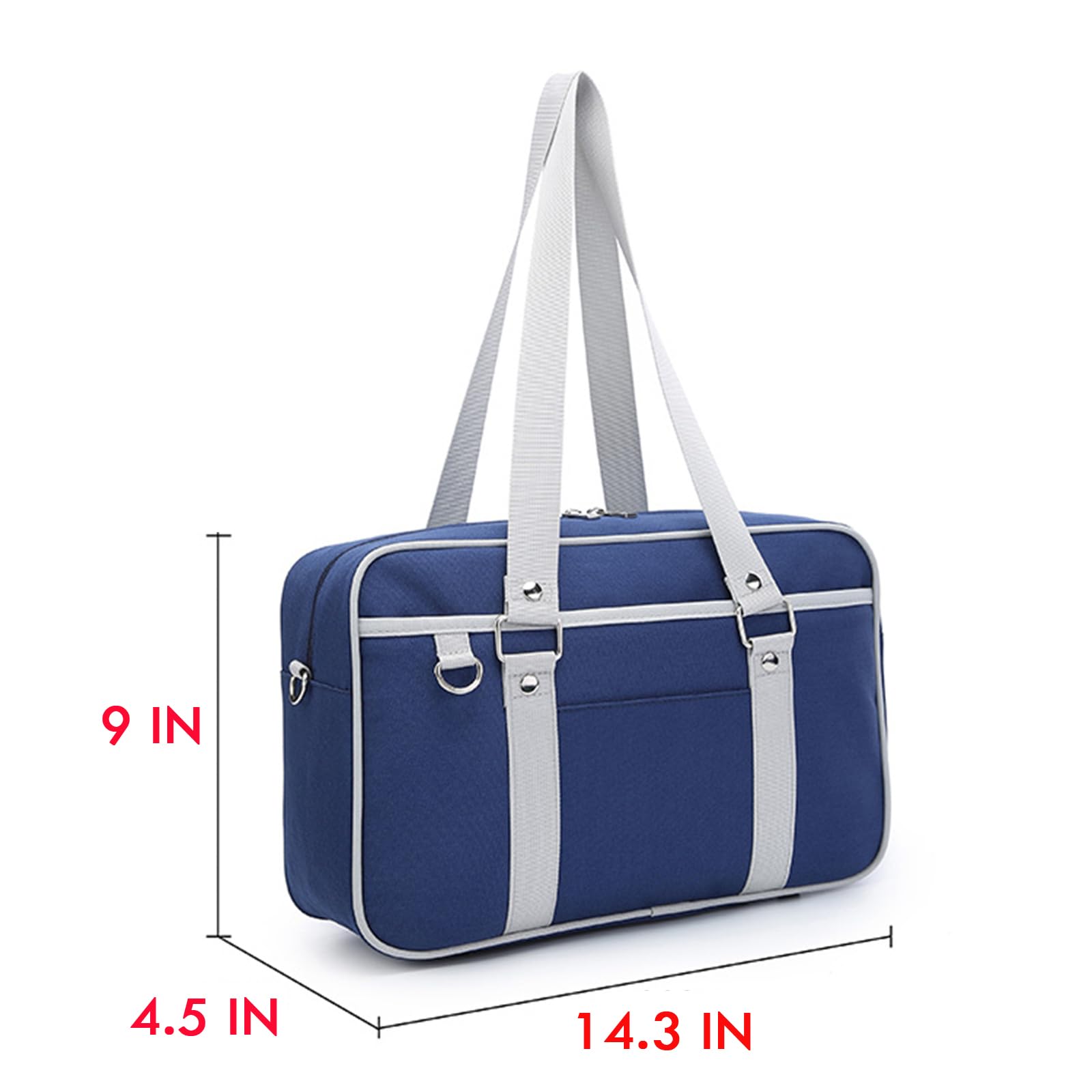 Large Ita Bag Canvas Messenger Bag - Kawaii Anime Shoulder Bag for Cosplay & Everyday Use | Japanese Style Cute Handbag for Conventions, School & Travel