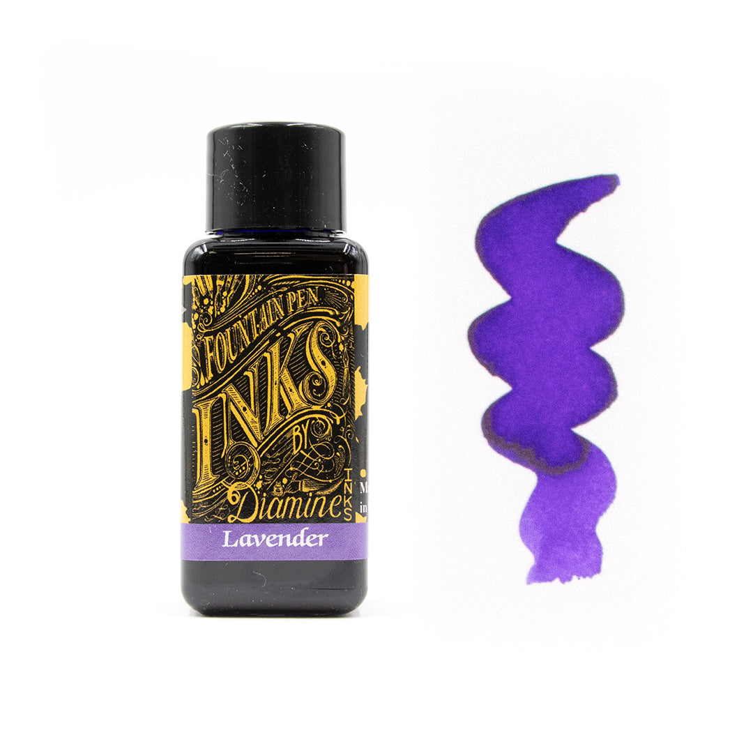 Premium Diamine Fountain Pen Ink 30ml Bottle - Vibrant Colors for Calligraphy, Journaling & Artistic Writing - Perfect for Fountain Pens, Dip Pens & Ink Drawing