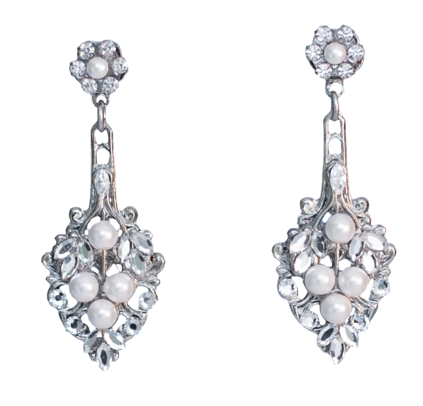 Stylish Vision Earrings for Women - Trendy Dangle Drop Earrings with Crystal Details | Perfect for Parties, Weddings & Everyday Wear