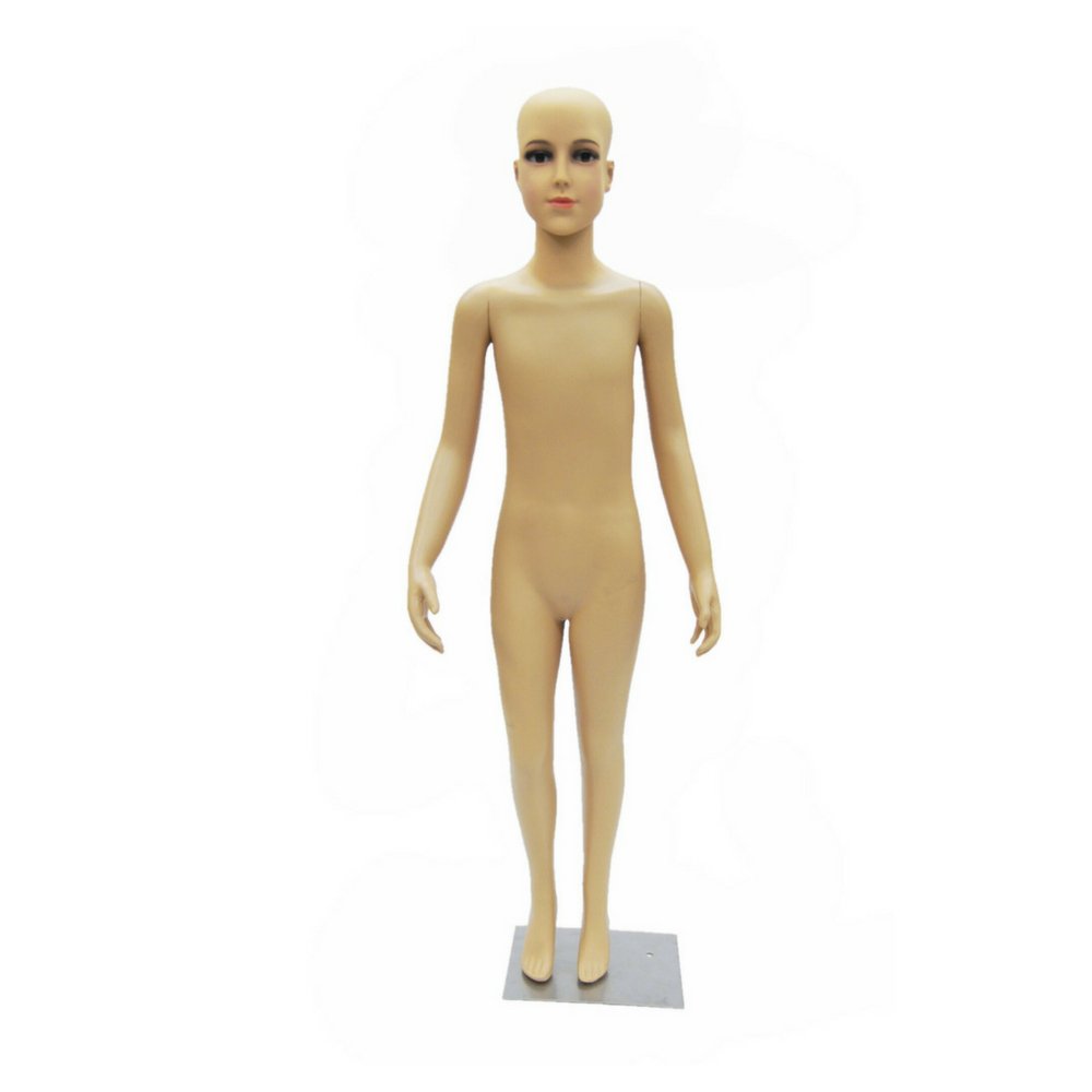 Realistic Full Body Kids Mannequin for 7-8 Year Olds - Durable Plastic Children's Dress Form with Removable Wig (Model D1/D02) - Perfect for Clothing Stores, Photography Studios & Window Displays