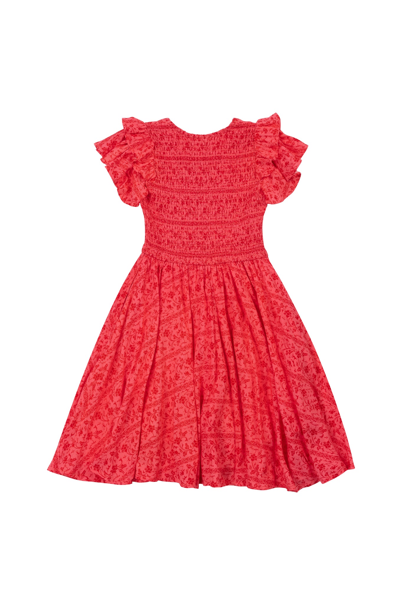 Mini Hattie Dress in Crimson Pink | Flowy Summer Dress for Women | Perfect for Beach, Vacation & Casual Outings