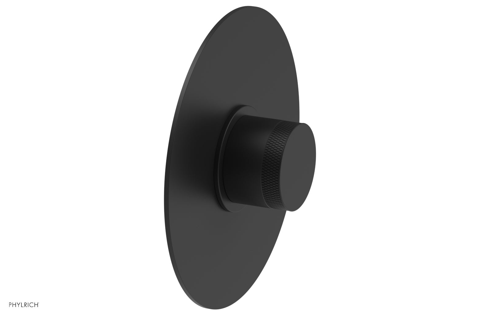BASIC II Pressure Balance Round Shower Plate & Handle Trim Kit with Knurled Handle - 4 180 GPM Flow Rate - Perfect for Bathroom Renovation and Modern Home Upgrade
