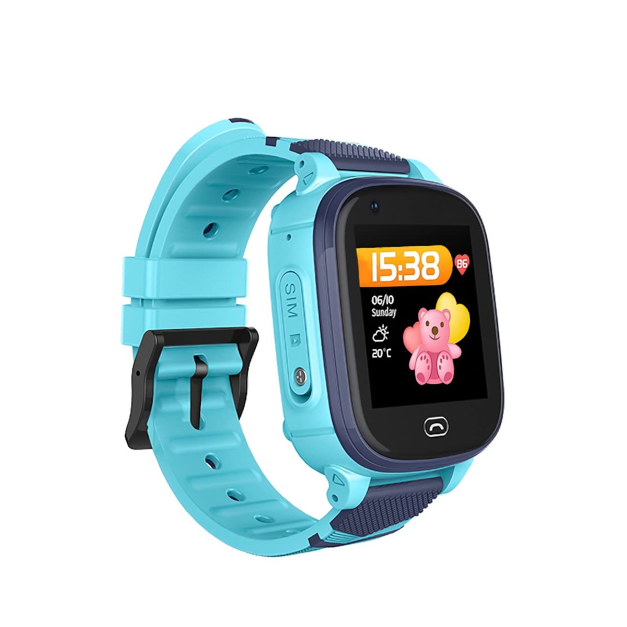 SG 4G Smartwatch for Kids - GPS Tracker, Video Call, SOS Alarm, Fitness Monitor, Waterproof Phone Watch with HD Screen for Android & iOS | Perfect for Boys' Safety, Outdoor Activities & Parental Monitoring