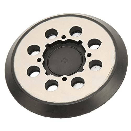 High-Density Polisher Backing Plate - 8 Holes for Automotive Velcro Sander - Fast Heat Dissipation & Wear Resistant - Perfect for Car Detailing & Woodworking Projects