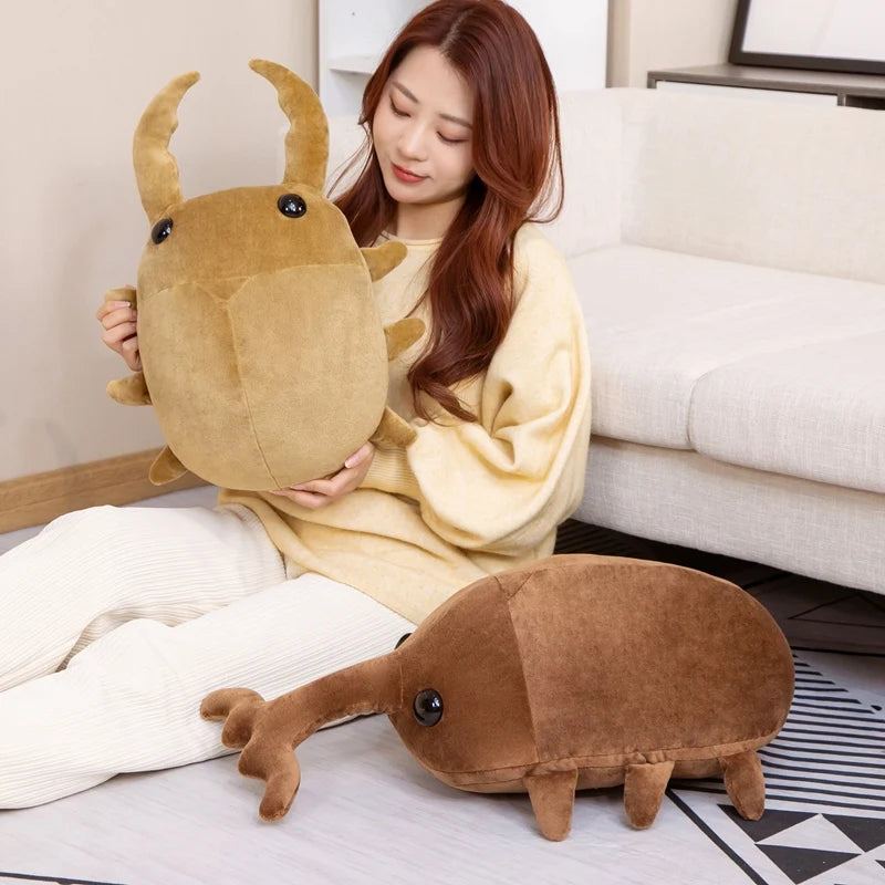 50/60cm Cute Cartoon Insect Plush Toys - Kawaii Anime Stuffed Animals, Soft Body Pillow for Kids & Baby Gifts | Perfect for Nursery Decor, Birthday Presents & Cuddling Companions