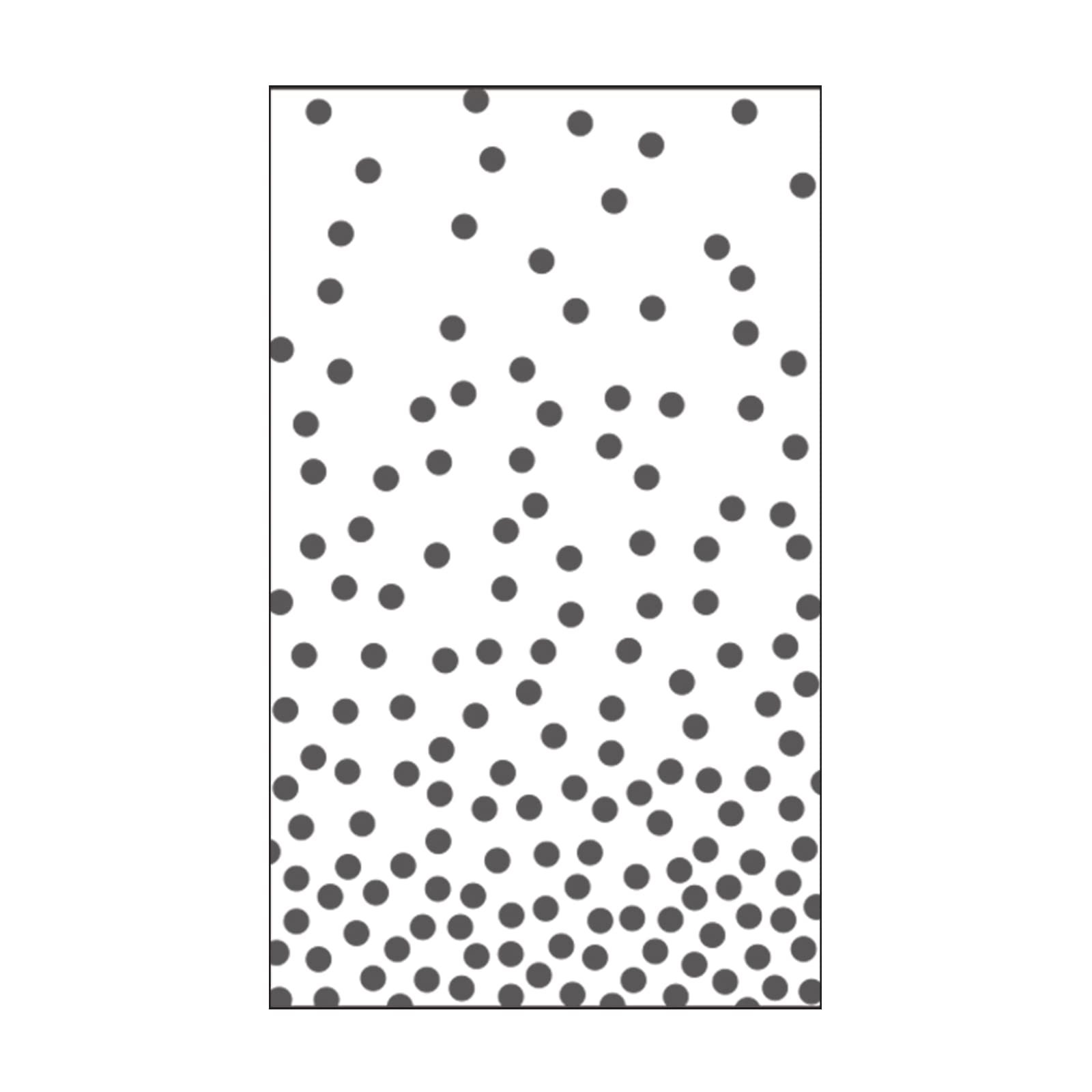 Vaessen Creative Mini Embossing Folder - Dots 2 | 3x5 Inch Texture Tool for Scrapbooking, Greeting Cards & Paper Crafts | Perfect for DIY Projects, Wedding Invitations & Home Decor