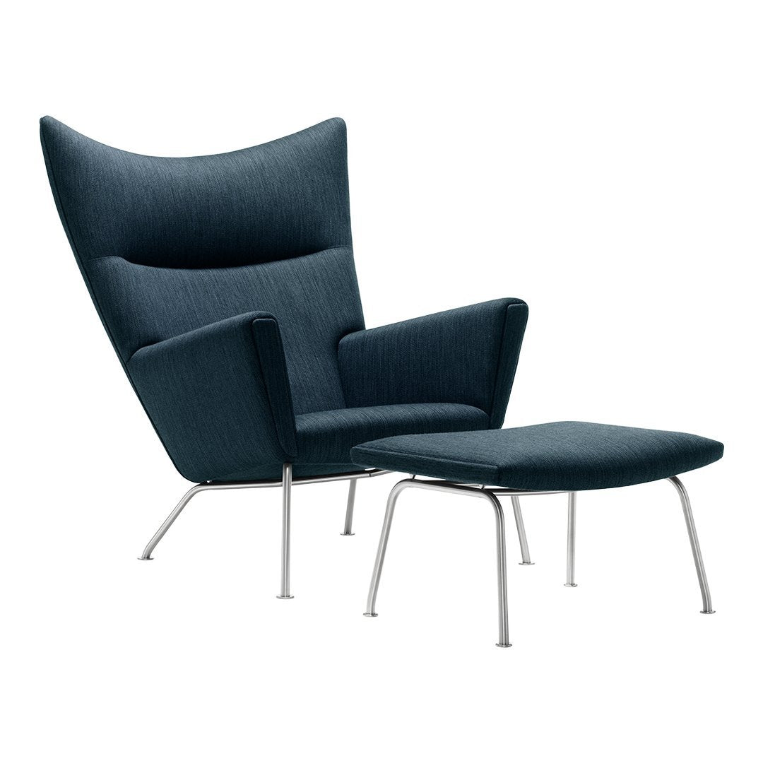 Hans J Wegner CH446 Stool - Modern Wooden Bar Stool for Kitchen, Dining & Home Decor - Scandinavian Design with Comfortable Seat