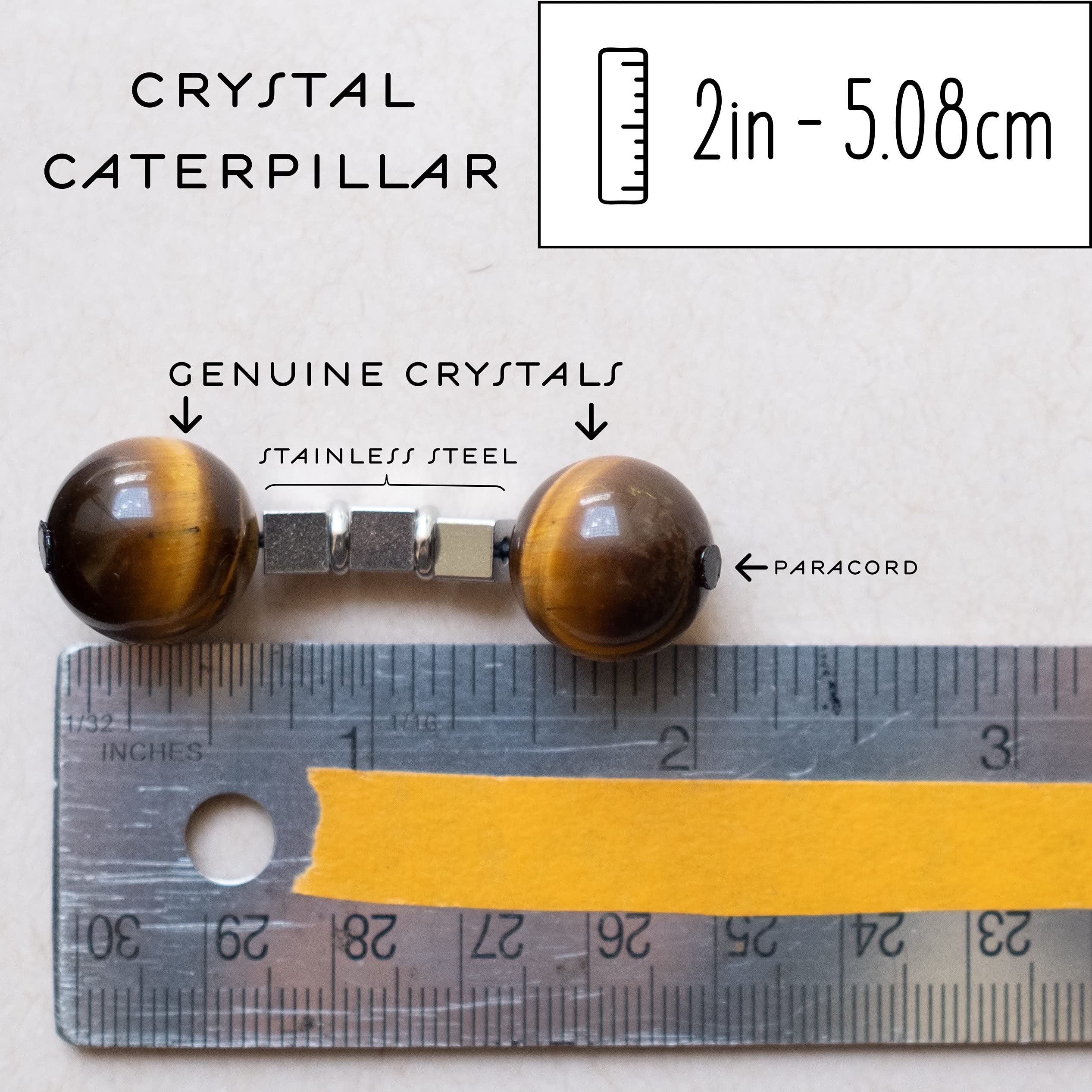 **Crystal Caterpillar Sensory Fidget Toy for Stress Relief & Focus | ADHD, Autism, Anxiety Relief | Perfect for Office, Classroom & Travel**