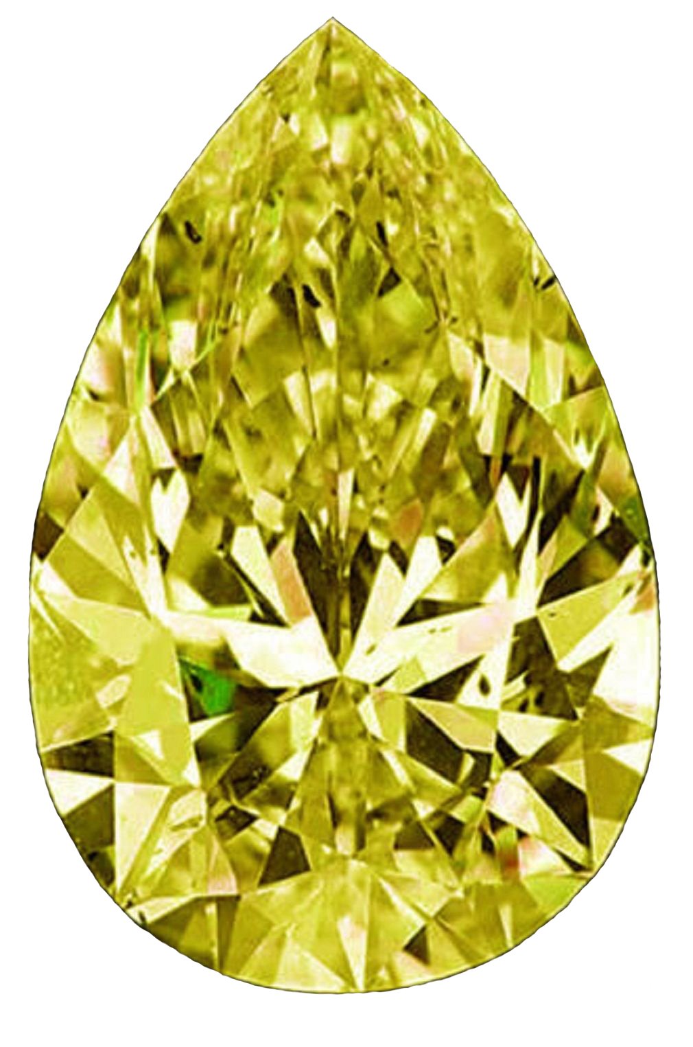 VVS1 Pear Cut Loose Moissanite Gemstone - 4mm Fancy Canary Yellow for Jewelry Making, Engagement Rings & Pendants - Premium Women's Wedding & Fashion Jewelry Accessories