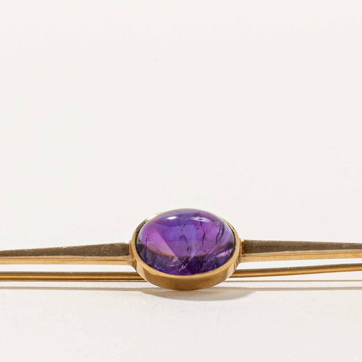 3.55ct Natural Amethyst Brooch - Elegant Purple Gemstone Jewelry for Women | Perfect for Weddings, Parties & Special Occasions