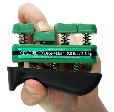 CanDo Digi Flex Hand and Finger Exercise System - Improve Grip Strength & Flexibility for Arthritis, Rehabilitation & Musicians - Perfect for Physical Therapy & Home Workouts