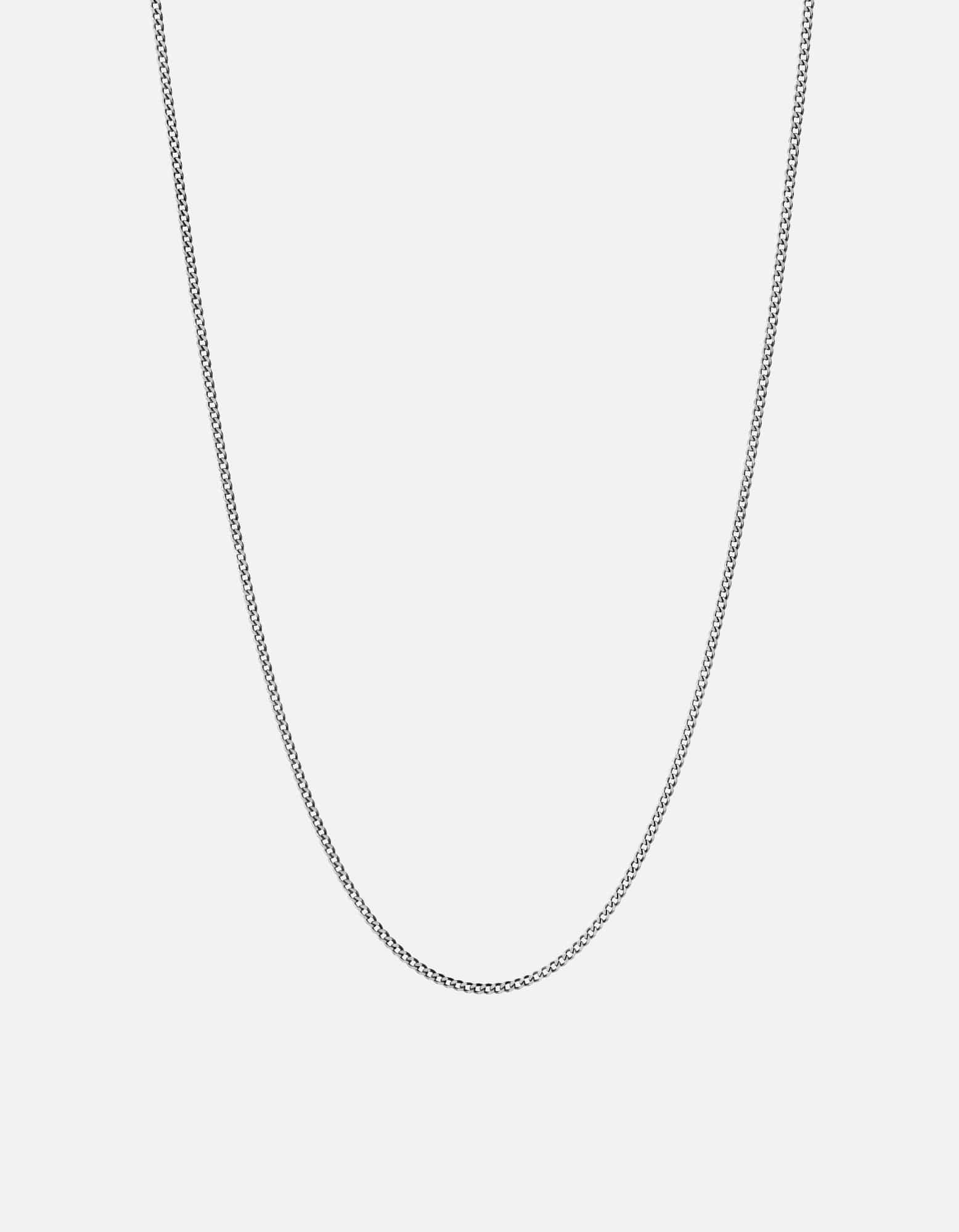 1.3mm Cuban Chain Necklace for Men & Women - 925 Sterling Silver Jewelry - Perfect for Everyday Wear, Gifts & Special Occasions