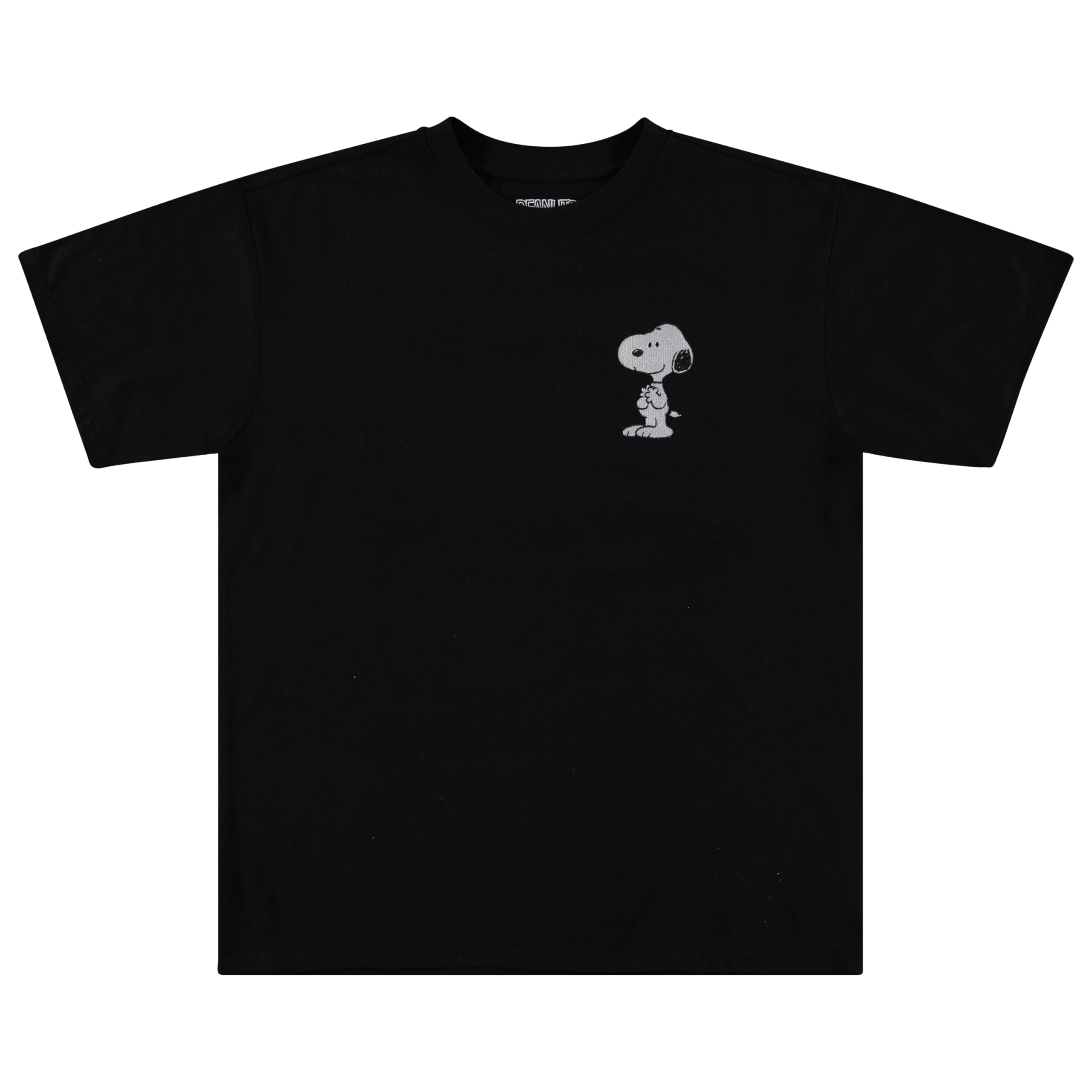 Stylish Snoopy Graphic T-Shirt for Women - Vintage Peanuts Ladies Tee with Curved Hem | Cute Casual Outfit for Juniors, Daily Wear & Gifts