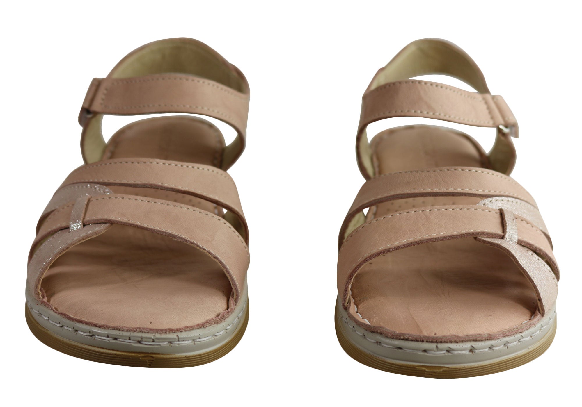Orizonte Strive Women's European Leather Comfortable Cushioned Sandals - Stylish & Supportive Summer Footwear for Walking, Travel & Casual Outings