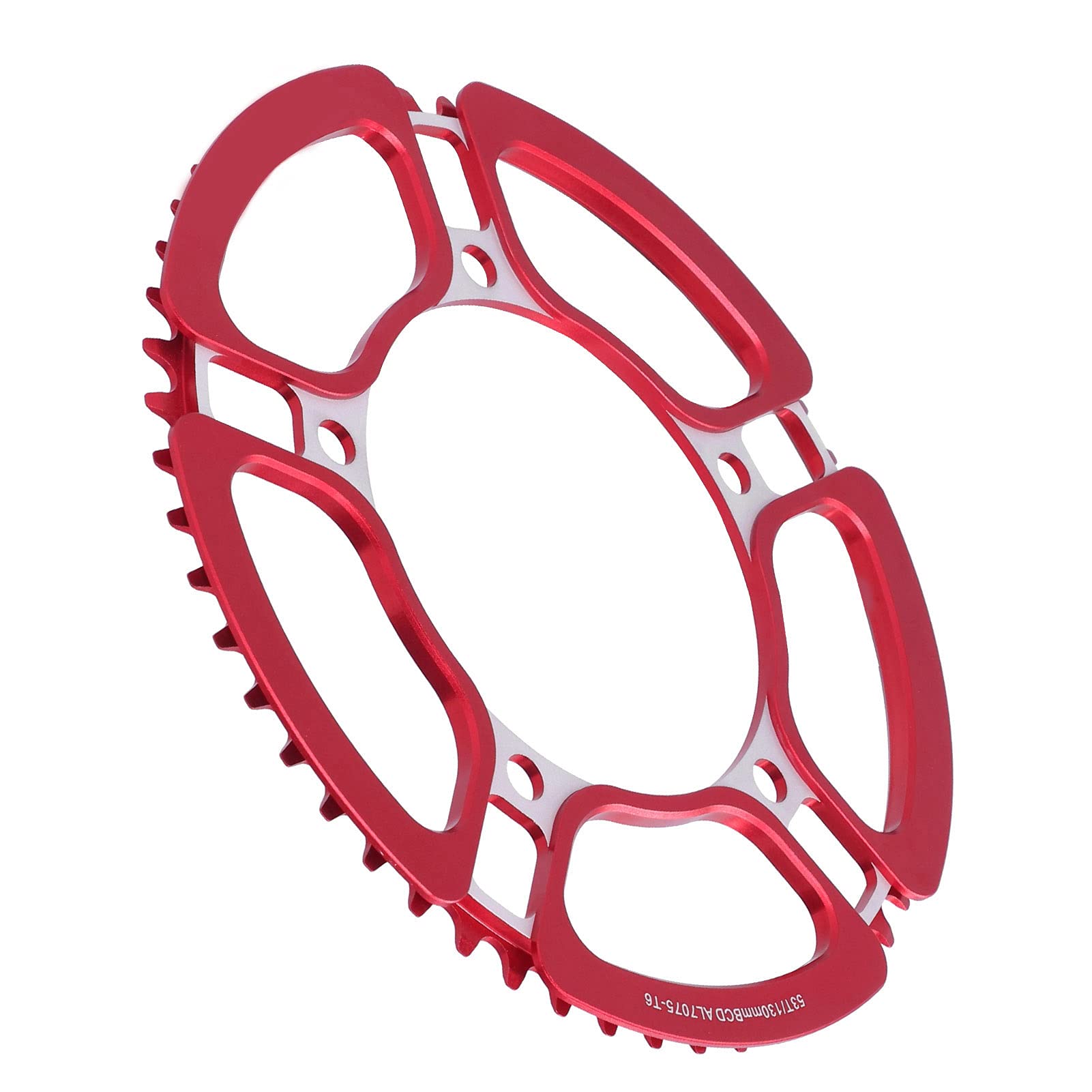 Germer 53T Single Speed Crankset - 130MM BCD Bike Conversion Kit - High Performance Crankset for Road Bikes & Fixie Bikes - Perfect for Urban Commuting & Track Cycling