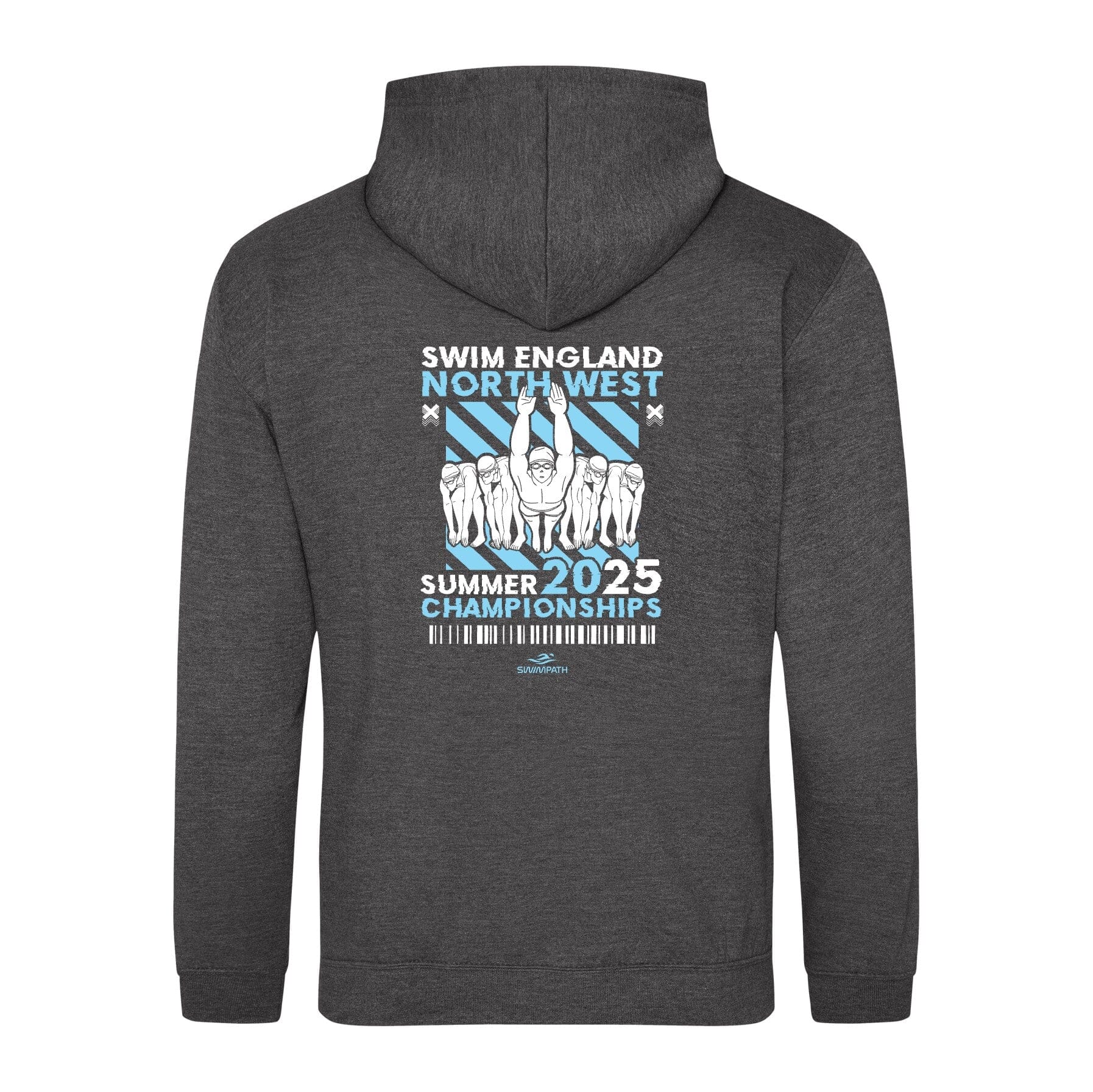 Swim England North West Summer Championships 2025 Hoodie - Charcoal Grey | Comfortable Athletic Sweatshirt for Swimming Competitions & Team Spirit