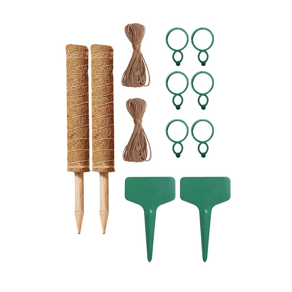 Natural Coir Totem Pole for Climbing Plants - Eco-Friendly Coconut Fiber Plant Support for Vines, Creepers & Indoor/Outdoor Gardening - Perfect for Pothos, Monstera & Ivy Plants