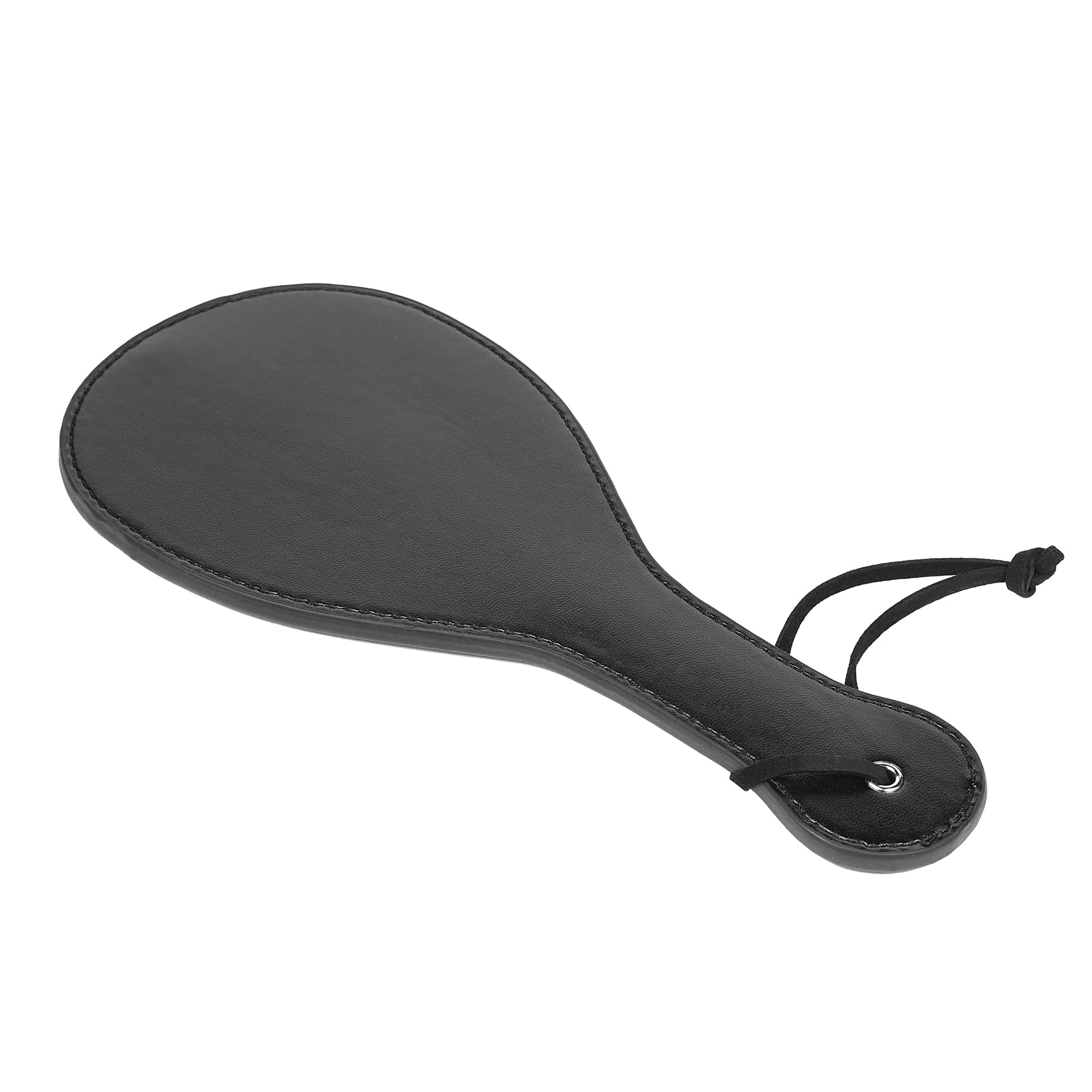 BDSM Spanking Paddle - Faux Leather Round Adult Spanking Toy for Couples, Sensual Play & BDSM Accessories - Perfect for Roleplay, Bondage & Sensual Massage