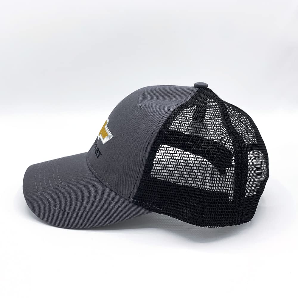 Chevrolet Mesh Back Baseball Cap - Breathable & Adjustable Trucker Hat for Men & Women - Perfect for Outdoor Sports, Hiking, and Casual Wear