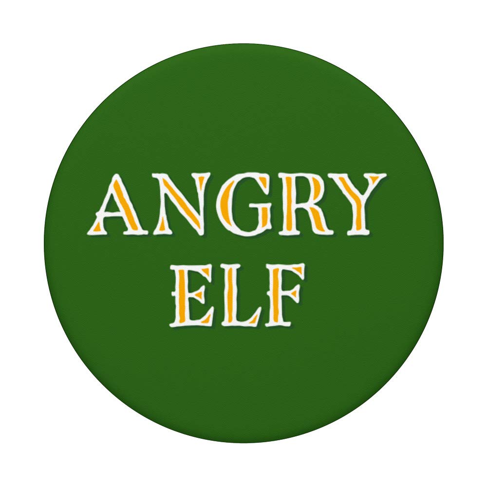 Angry Elf PopSockets Phone Grip & Stand - Expandable Phone Holder for iPhone, Samsung, Tablets - Perfect for Gaming, Selfies, and Hands-Free Viewing