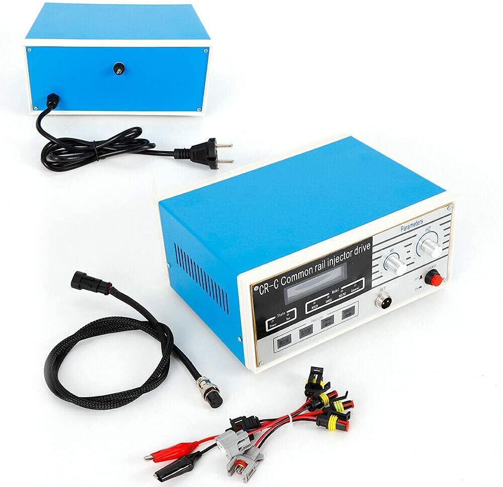 LeTkingok CR-C Multifunction Common Rail Injector Tester - Professional Diesel Fuel Injector Diagnostic & Repair Tool for Common Rail Systems | Perfect for Auto Shops, Mechanics & DIY Enthusiasts